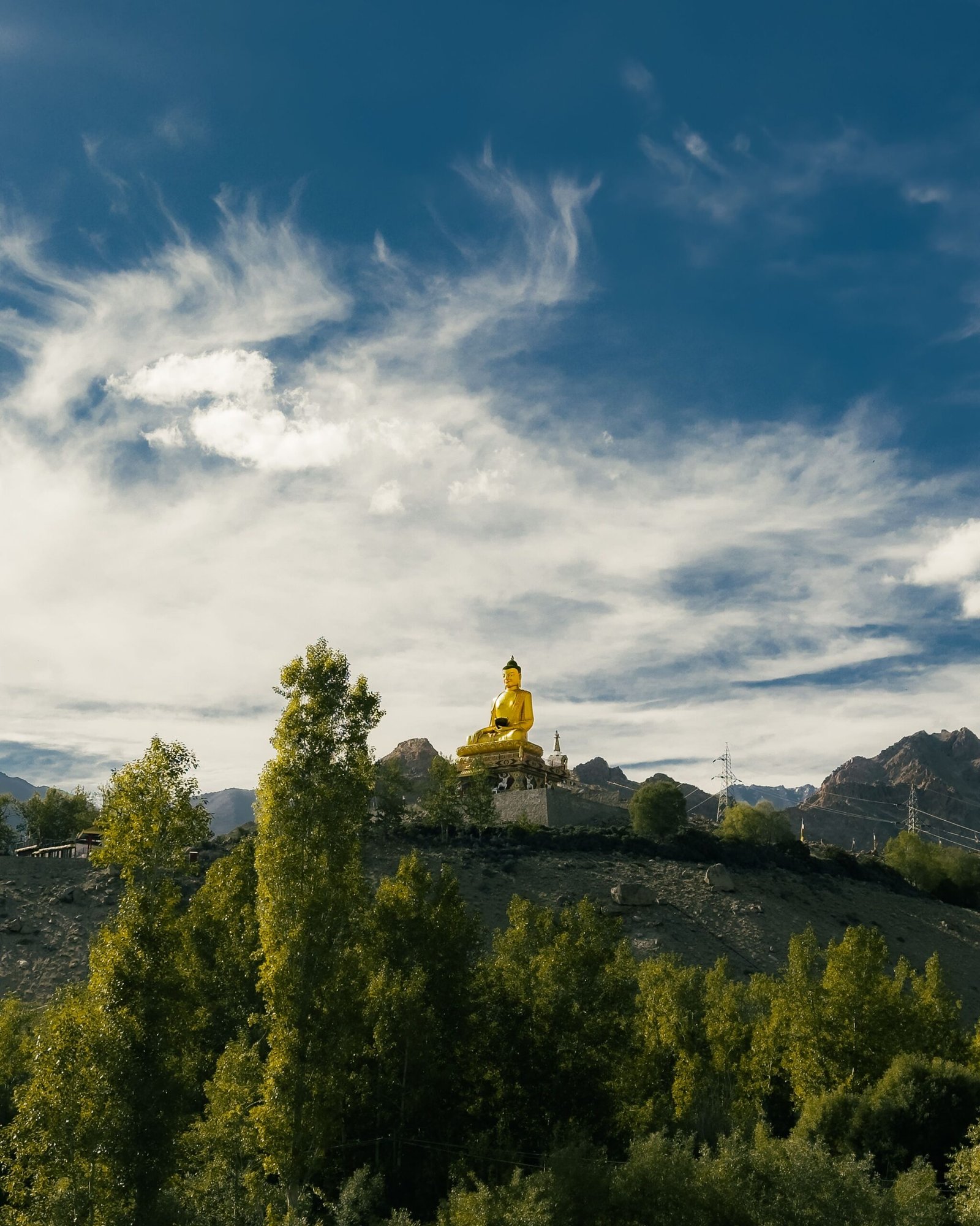 High mountain landscape on a Ladakh trekking route