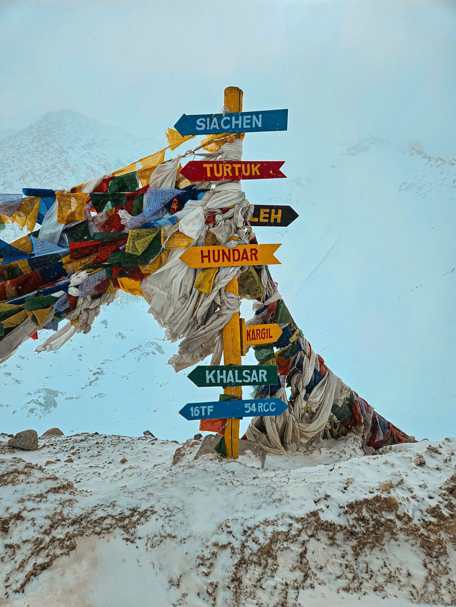 Trekking trail through the mountains of Ladakh